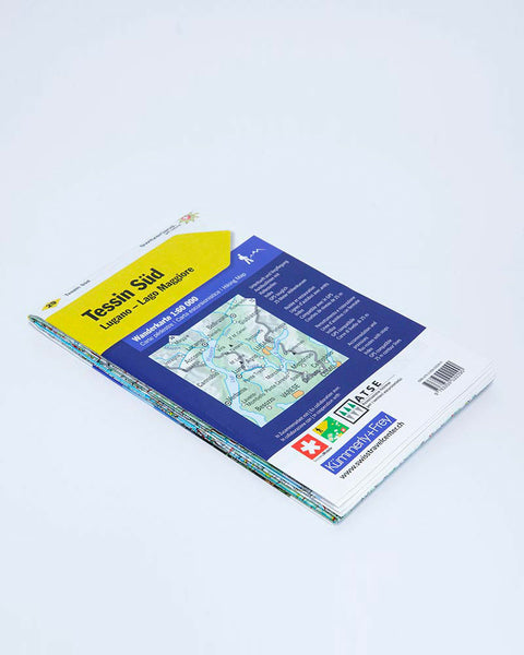 Carte de randonnée Ticino - Sottoceneri